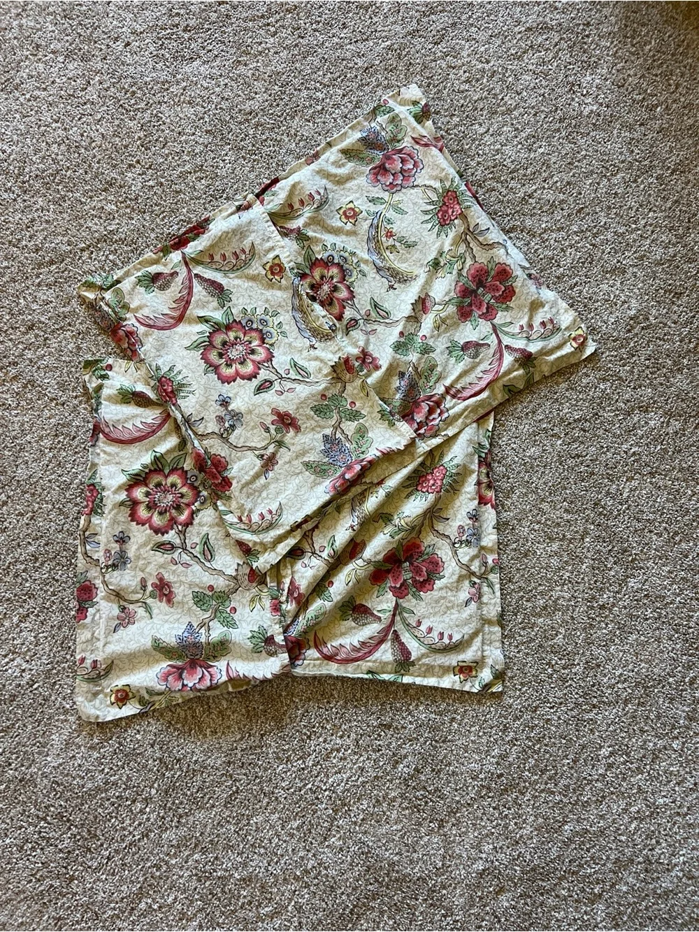 Lauren Ralph Lauren 100% Cotton Floral Paisley Standard Pillow Shams Set Yellow